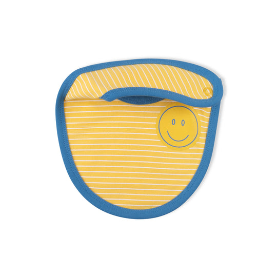 Smiley Stripe Bib