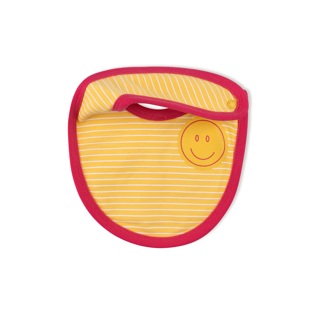 Smiley Stripe Bib