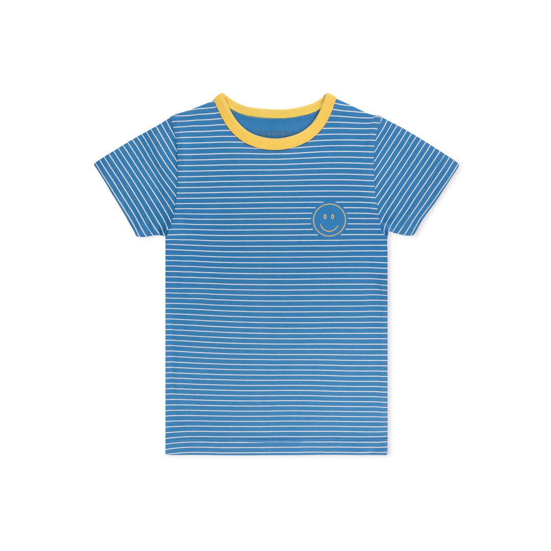 Smiley Stripe Short Sleeve T-shirt