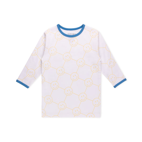 Smiley Print Long Sleeve T-shirt