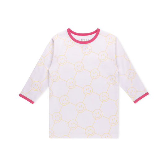 Smiley Print Long Sleeve T-shirt