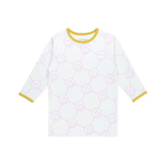 Smiley Print Long Sleeve T-shirt