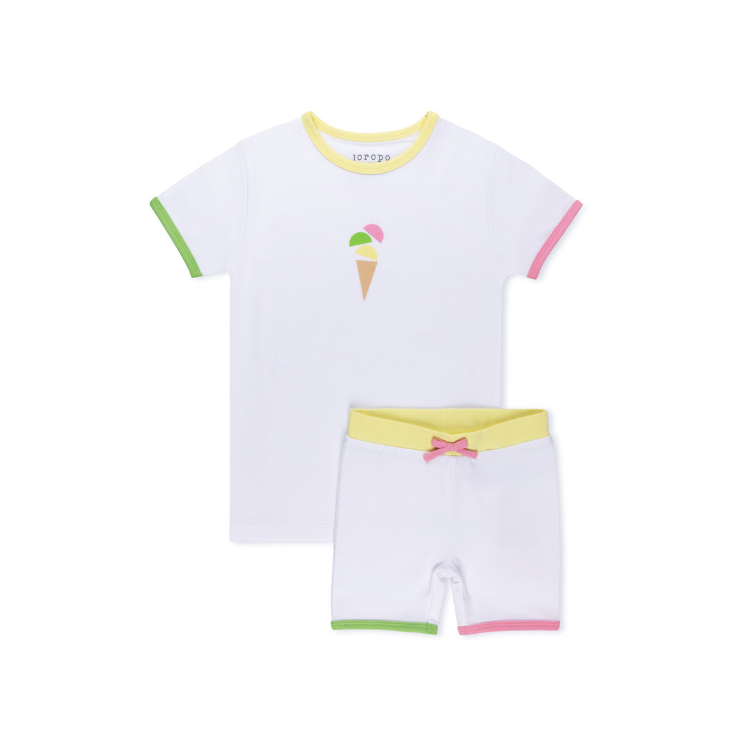Ice Cream Short Sleeve T-shirt Set
