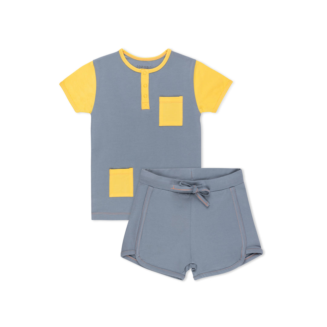 Monochrome Short Sleeve T-shirt Set