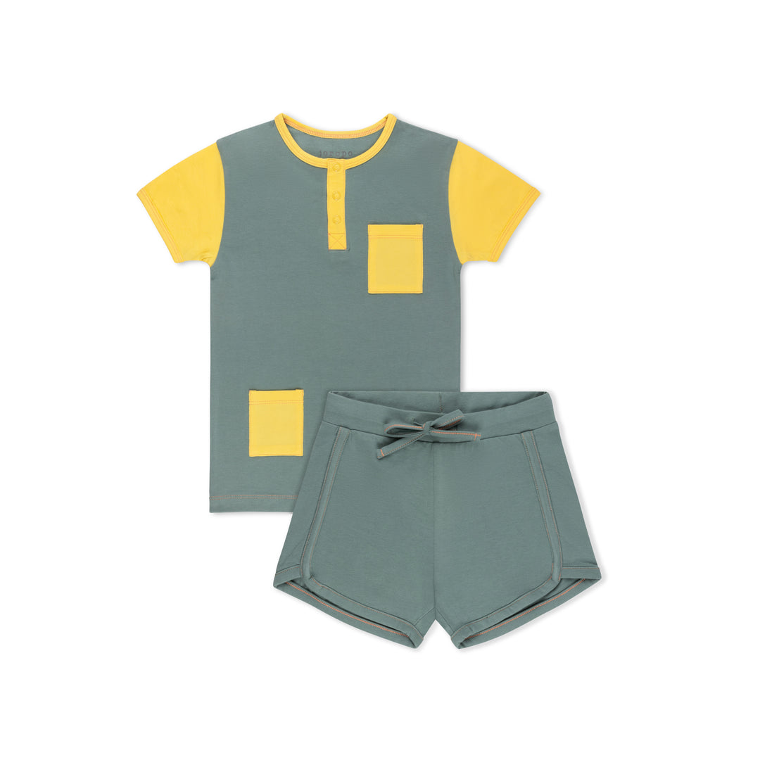 Monochrome Short Sleeve T-shirt Set