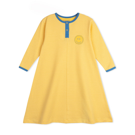 Smiley Stripe Long Sleeve Dress
