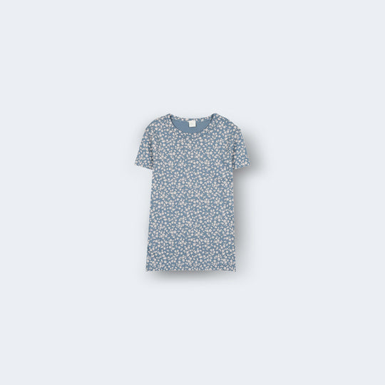 Mini Flower Print Short Sleeve T-Shirt